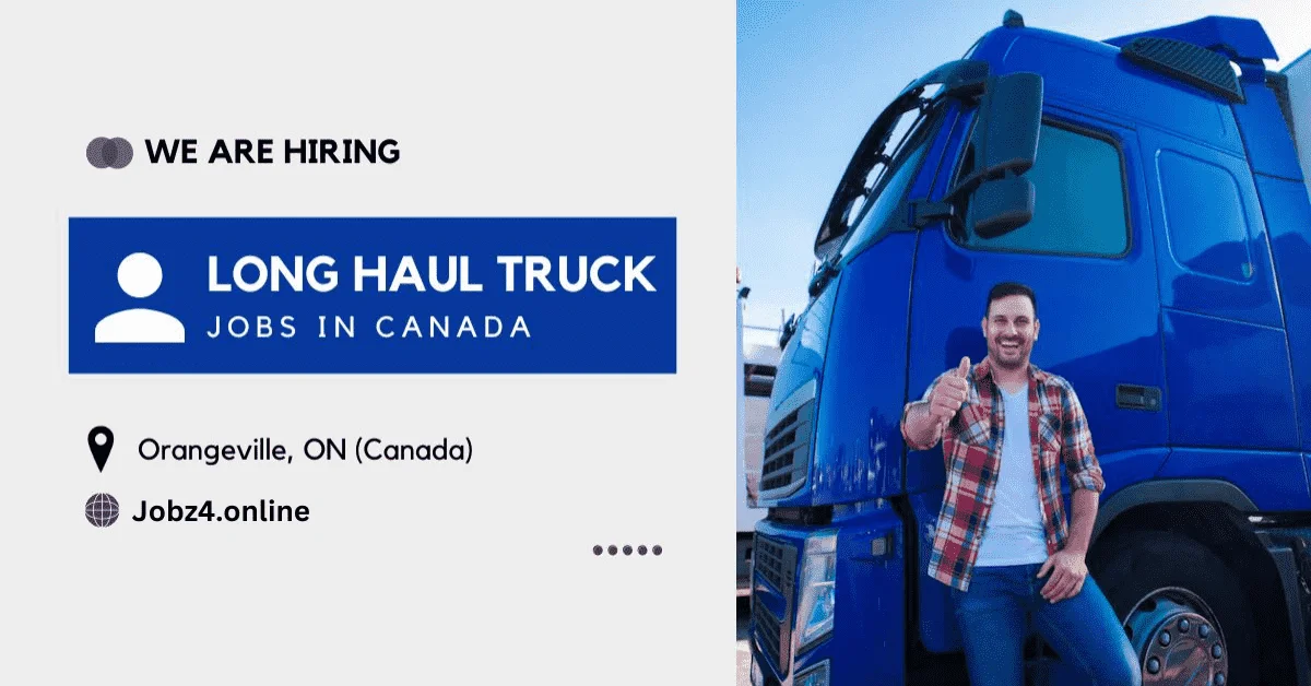 Long Haul Truck Drivers Jobs in Canada